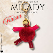 3 -Milady Fraisia KIT Bijou de sac/porte-clés