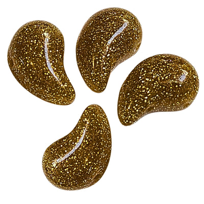17- Magatama, Glitter doré