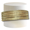 1- Bracelet élastique cotte de mailles - Doré clair Brillant