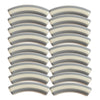 460 - Tubes incurvés DESIGN - Motif Rayures 8MM - Greige
