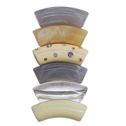 Camaieu 227- Lot mixte de 6 tubes incurvés 12MM