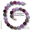 HARMONY Collier Camaïeu Prune
