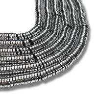8MM- Rondelles en Hématite, argent réf HA-2