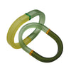 11- Perle rectangulaire pour tubes creux, Vert