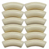 430- Tubes incurvés Ivoire 12MM