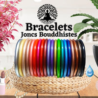 bracelets joncs Bouddhiste