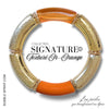 KIT bracelet collection SIGNATURE - Eté Orange