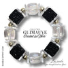 KIT bracelet collection GUIMAUVE - Cristal & Noir