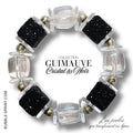 KIT bracelet collection GUIMAUVE - Cristal & Noir