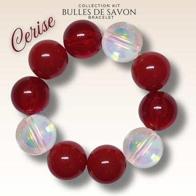 KIT bracelet collection Guimauve - Cerise #19