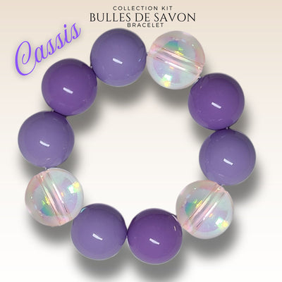 KIT bracelet collection Guimauve - Cassis #18