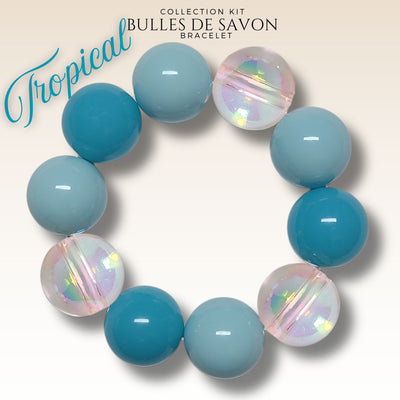KIT bracelet collection Guimauve - Tropical #17