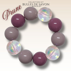 KIT bracelet collection Guimauve - Prune #15
