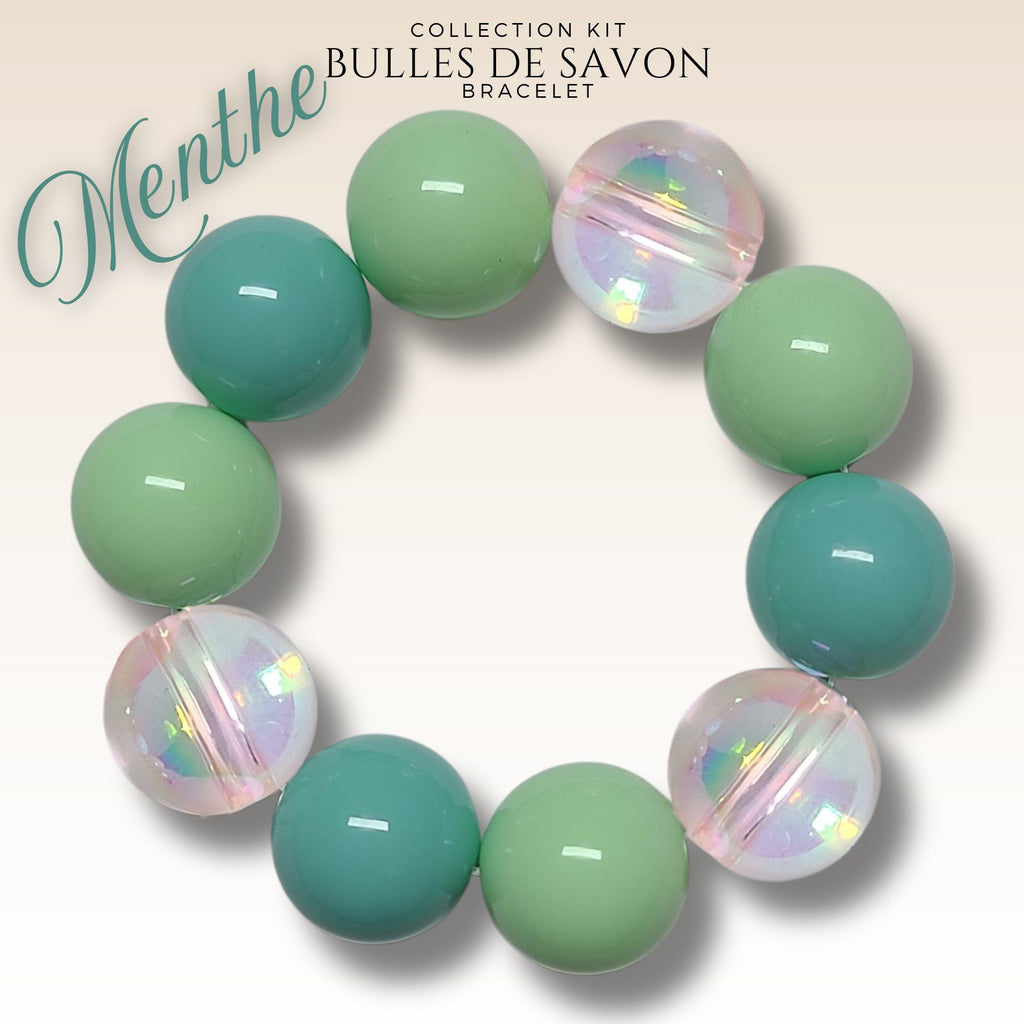 KIT bracelet collection Guimauve - Menthe #14