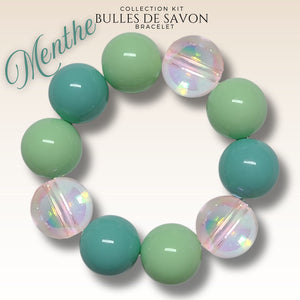 KIT bracelet collection Guimauve - Menthe #14