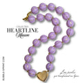 HEARTLINE Collier Mauve