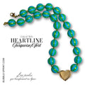 HEARTLINE Collier Vert/Turquoise