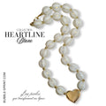 HEARTLINE Collier Blanc