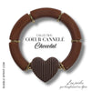 CŒURS CANNELÉS Bracelet Chocolat