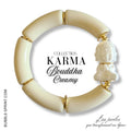 KIT bracelet collection KARMA - Bouddha Creamy