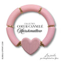 CŒURS CANNELÉS Bracelet Marshmallow