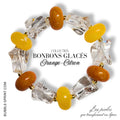 BONBONS GLACÉS Bracelet Orange-Citron
