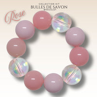 KIT bracelet collection Guimauve - Rose #12