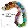 KIT collier collection SUNSET GLOW - Rainbow