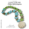 KIT Collier collection LOVE CRUSH - Duo Vert & Turquoise
