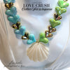 KIT Collier collection LOVE CRUSH - Duo Vert & Turquoise