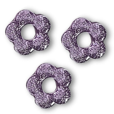 99- Fleur BABY glitter lilas - 20mm