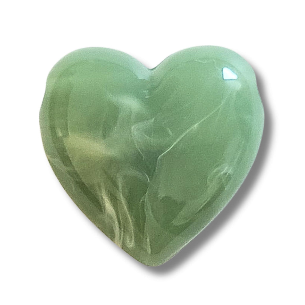 8- Coeur Heartline,  Menthe marbré