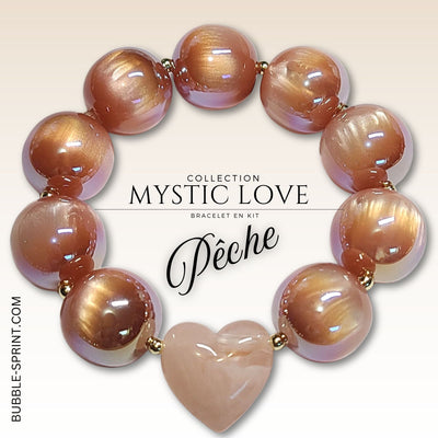 KIT bracelet collection MYSTIC LOVE - Pêche