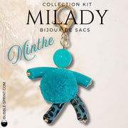 4 -Milady Minthe KIT Bijou de sac/porte-clés