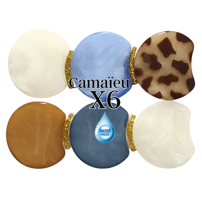 Camaieu MOON11- Lot mixte de 6 palets Lune & 6 séparateurs