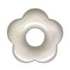 76- Fleur Capucine Blanc nacré - 27mm
