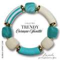 TRENDY Bracelet Curaçao vanillé
