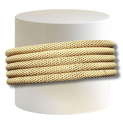 22- Bracelet élastique cotte de mailles - Nude Mat