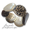 KIT bracelet collection MOON - Léopard Nude