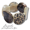 KIT bracelet collection MOON - Léopard Nude
