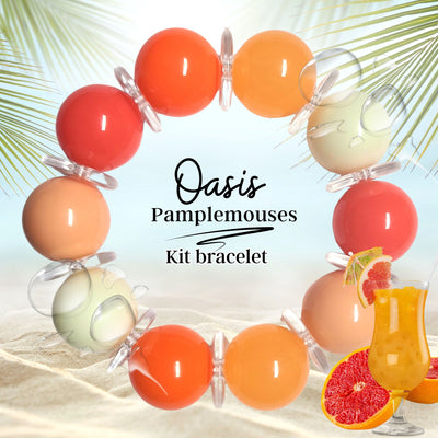 KIT bracelet collection Oasis- Pamplemousses  #3