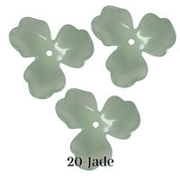 20- Fleur orchidée Jade - 40MM