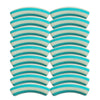 452 - Tubes incurvés DESIGN - Motif Rayures 8MM - Pacific