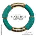 SUCRE D'OR bracelet Vert Opale