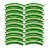457 - Tubes incurvés DESIGN - Motif Rayures 8MM - Matcha