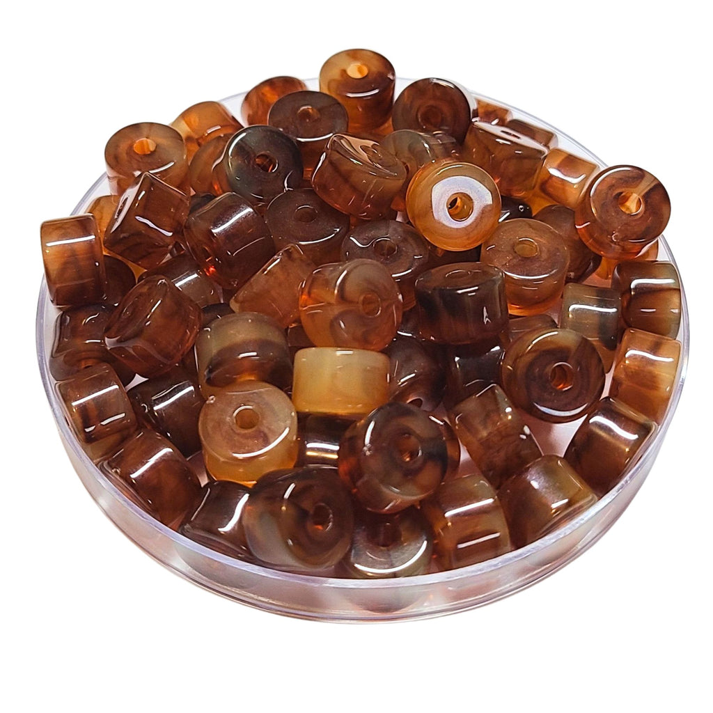 14- Cylindres 1/4 de tube - Loupe marbré 12MM