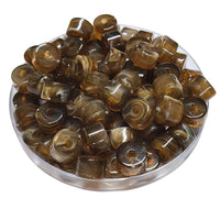 15- Cylindres 1/4 de tube - Havane marbré 12MM