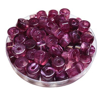 4- Cylindres 1/4 de tube - Raisin marbré 12MM