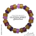 KIT bracelet collection GLITTER SPIRIT- Glitter & Cassis