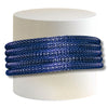 19- Bracelet élastique cotte de mailles - Bleu Roi Brillant